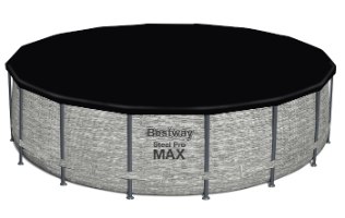 בריכת אולטרה עגולה בריקים MAX (488X122 סמ) 5619E מבית BESTWAY