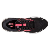 נעלי ריצה נשים 1D Ghost 14 צבע שחור ורוד | BROOKS | ברוקס