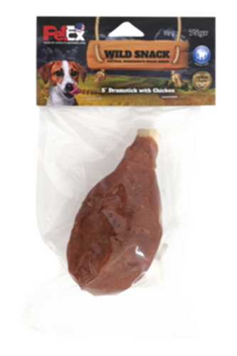 עצם שוק לכלב בציפוי בשר מיובש 5 אינץ
