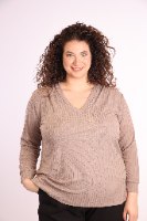 חולצת שימי פס קפה