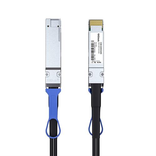 10Gtek 400G QSFP112 DGX SPARK Compatible DAC 0.5m Passive 30AWG