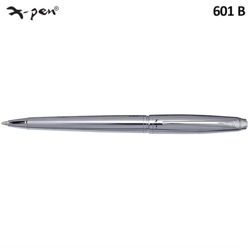 עט רגטה כדורי בגימור כסף מבריק  X-Pen Regatta  דגם XP-601b