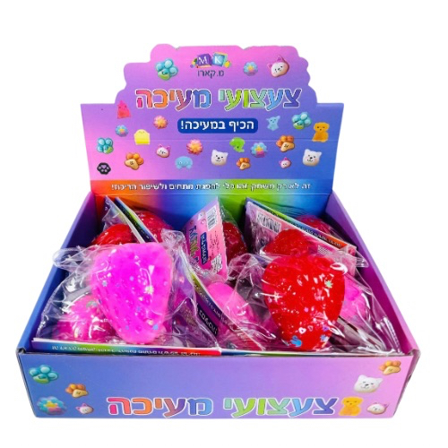 סקווישי פינצ׳י תות אדום/ורוד - SQUISHY PINCHY MKD 5356