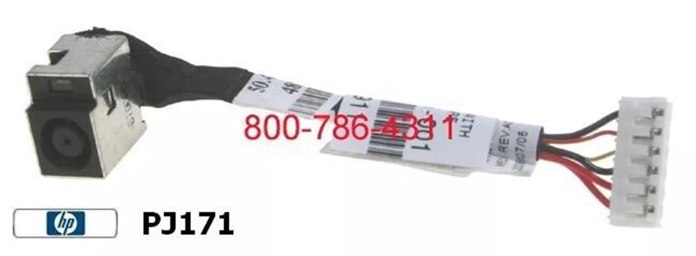 PJ171 - HP COMPAQ CQ50 , CQ60 , G70 DC JACK שקע טעינה למחשב נייד