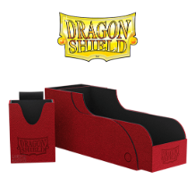 Dragon Shield Red/Black - Nest+ 300 - Deck Box קופסת אחסן גדולה לקלפים של דרגון שילד