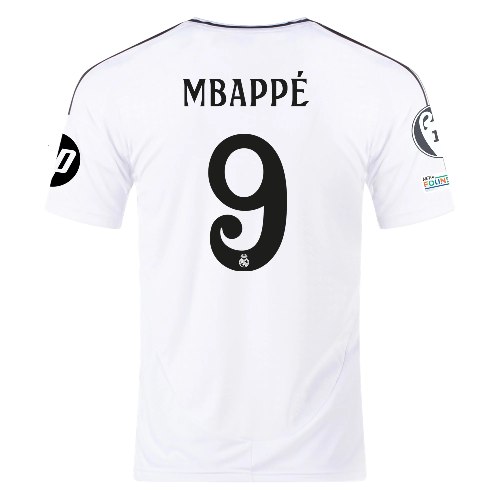 חולצת ריאל מדריד בית 24/25 ליגת האלפות - Mbappé