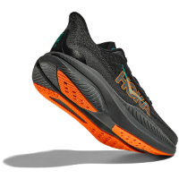 HOKA MACH 6 נעלי ספורט לגברים הוקה מאך 6 בצבע שחור/כתום | HOKA גברים