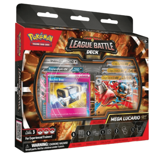 Pokemon TCG: Mega Lucario ex League Battle Deck קלפי פוקימון מקוריים מארז באטל דק לוקריו