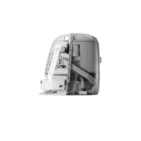 שואב אבק רובוטי DJI ROMO P – מבט שקוף של השואב המציג את רכיביו הפנימיים בצבעי אפור