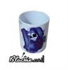 הדפס גראפי ענבוני - Graphic print Rabbit Grape - ספל הדפס גראפי "חרסינה לבנה"