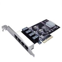 כ. רשת  ST Lab N-451 PCIe 4-Port Gigabit Net Controller PCIEX4