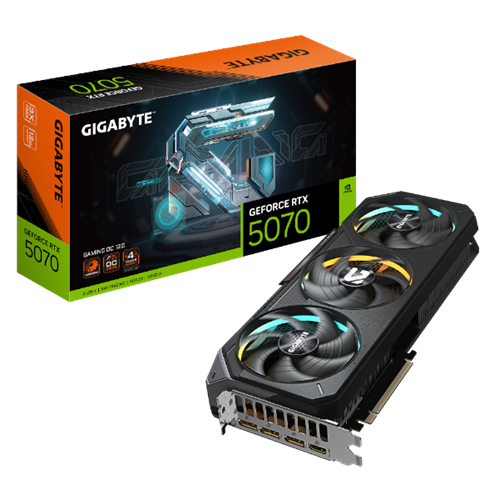 כ.מסך GIGABYTE GeForce RTX 5070 GAMING OC 12G