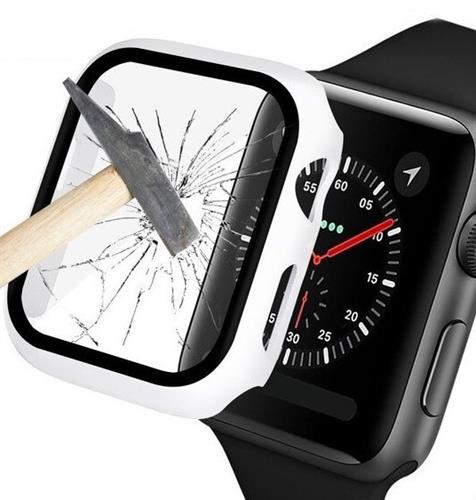 x10 כיסוי הגנה משולב מגן זכוכית לשעוני Apple Watch 7/8/9 בקוטר 45mm