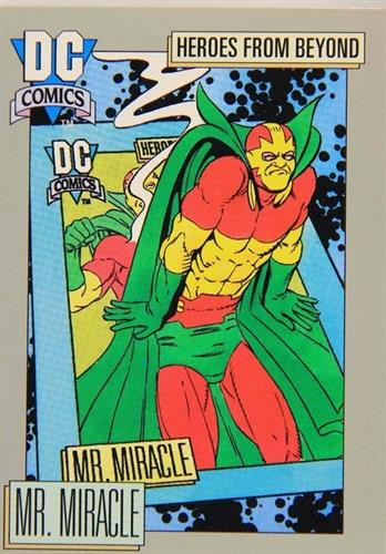 קלף בודד די.סי קומיקס DC Comics - Mr. Miracle's Aero Disks and Multi-Cube - Heroes From Beyond - 123