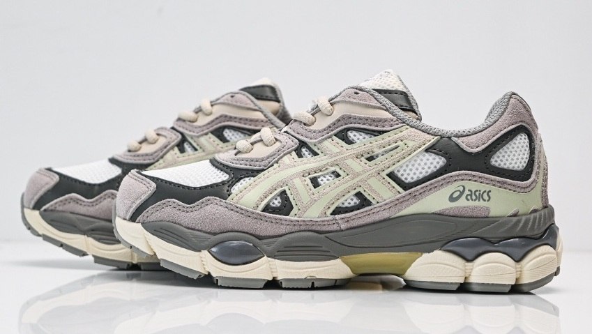 נעלי אסיקס ילדים Asics GEL NYC אפור בז'