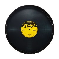 מגש הגשה עם ידיות תקליט Vinyl - סוג ב'