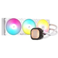 קירור נוזלי למעבד צבע לבן Corsair NAUTILUS 360 RS ARGB – מערכת קירור לבנה עם שלושה מאווררי ARGB ויחידת משאבה