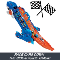 הוט ווילס - משאית נושאת מכוניות ענקית טי רקס - Hot Wheels HNG50