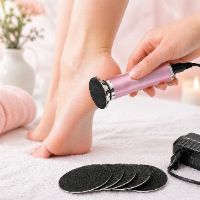 מכשיר פדיקור מקצועי SoftStep לשיוף והסרת עור יבש