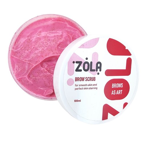 ZOLA BROW SCRUB – פילינג הכנה לגבות ריח תות