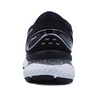 ASICS|אסיקס- ג'ל נימבוס 22 GEL NIMBUS פיוטר - גברים- שחור לבן מעוצב (EXTRA WIDE- אקסטרא רחב)