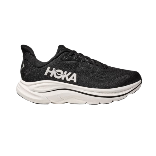 HOKA CLIFTON 10 נעלי ספורט נשים הוקה קליפטון 10 בצבע שחור/לבן | רוחב לבחירה