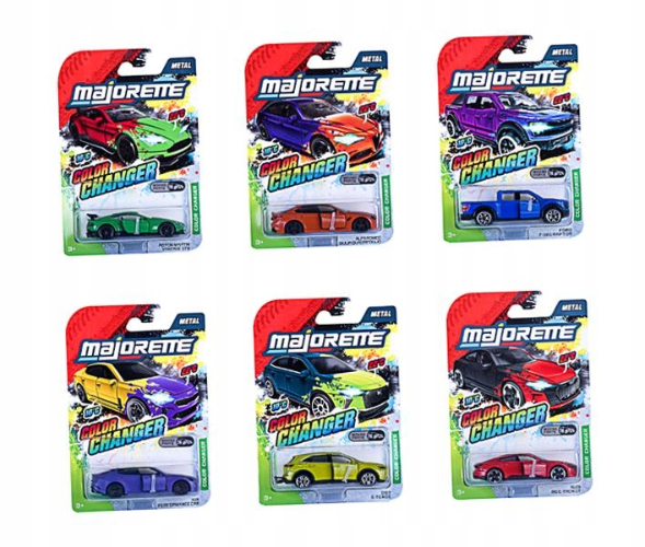 מייג'ורט מכונית מתכת  משנות צבע -  MAJORETTE  Color Changers 1:64