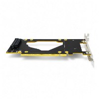Expansion Card PCIe5.0 x16 to 2xU.2 (SFF-8639) + MCIO x8