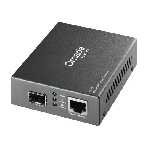 ממיר מדיה אופטי Gigabit עם חריץ SFP אומדה Omada MC220L
