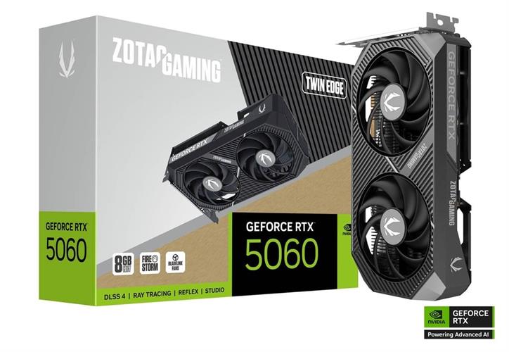 כרטיס מסך - ZOTAC GAMING GeForce RTX 5060 Twin Edge