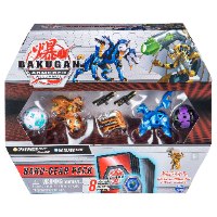 Bakugan Baku-Gear 4-Pack, Dragonoid Ultra with Baku-Gear and Howlkor Ultra