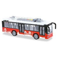 אוטובוס עירוני אדום עם צלילים ואורות 29 ס"מ