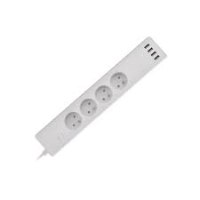 מפצל חשמל חכם WiFi חכם 4 שקעים+4USB