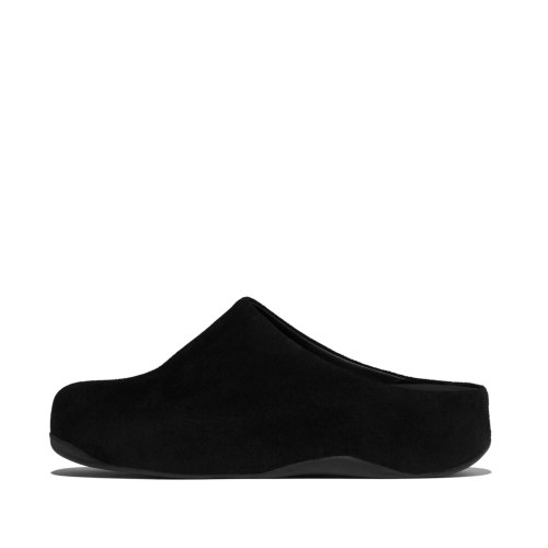 כפכף סגור זמש שחור פיטפלופ FITFLOP
