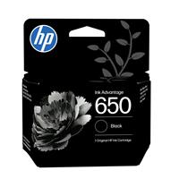 ראש דיו מקורי HP 650 - שחור