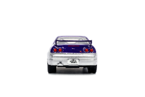 ג'אדה מהיר ועצבני - דגם מכונית ניסאן - 1:32 JADA FAST FURIOUS NISSAN SKYLINE GT-R BCNR33