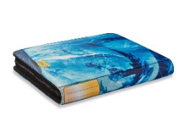 אלבום לקלפים טבעות עם ריץ רץ Dragon Shield Codex Portfolio Zipper Binder Blue Atr Dragon