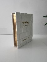 סידור מהודר-דגם כותל-דמוי עור -לבת ישראל-זהב