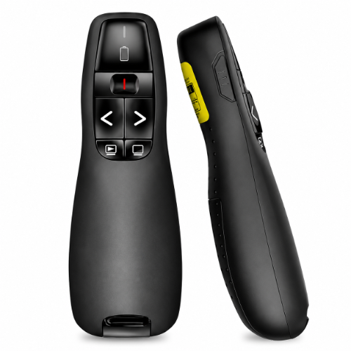 שלט מצגות אלחוטי USB  R400 עם לייזר אדום+אלחוטי