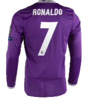 Real Madrid Away Shirt LS Authentic CL Final 2016/17