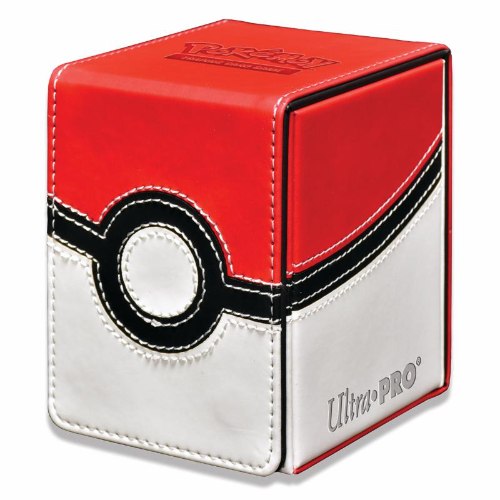 מארז אחסון פוקבול פוקימון אדום UltraPro Alcove Flip  Deck Box Pokemon Poke Ball