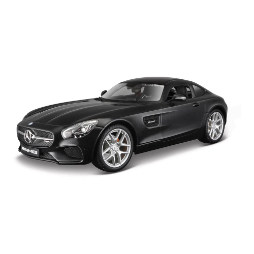 מאיסטו - דגם מכונית מרצדס בנץ ספורט - Maisto Matte Black Series Mercedes AMG GT 1:24