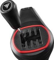 מוט הילוכים Thrustmaster TH8S Shifter Add-On Xbox/PS/PC – שחור עם שער הילוכים H-pattern מוקף אדום