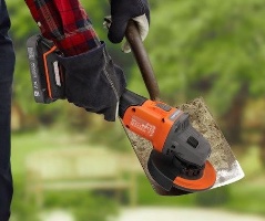 Black+Decker BCG6L8D1S-QW – מטחנת דיסק נטענת קלה לנשיאה ואחסון.