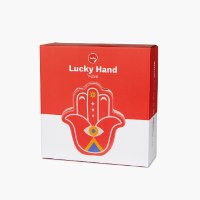 אגרטל חמסה צבעוני Lucky Hand – אדום - מארז לא מושלם