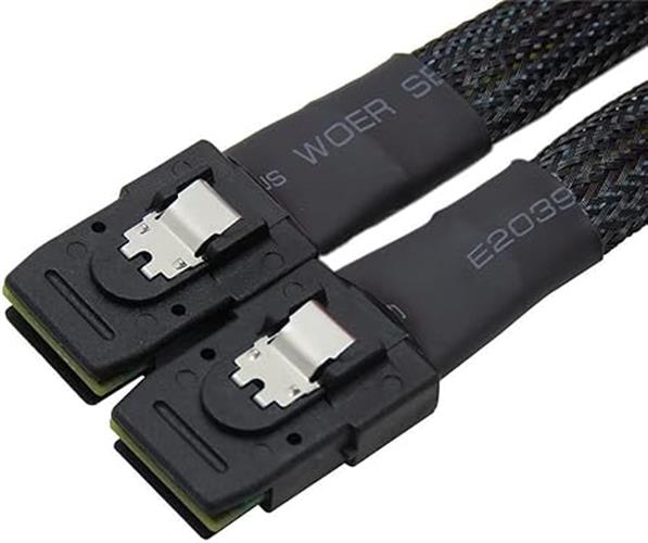 כבל MINI SAS SFF8087 TO MINI SAS SFF8087 1M