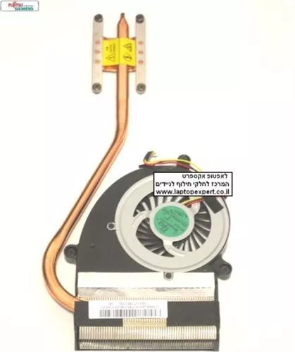מאוורר להחלפה במחשב נייד פוגיטסו Fujitsu Lifebook AH512 Cpu Heat Sink Fan Laptop AY0565HX11G300 (0CWFH5B)