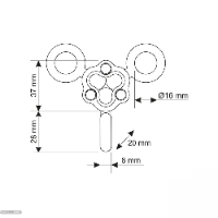 סביבל 3 כיוונים CAMP GYRO3 - Swivel