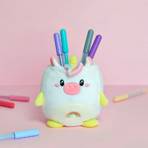 כוס עטים בובת חד קרן Fluffy