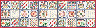 30 ס"מ על 100 ס"מ - ראנר PVC דגם אקלקטי סקנדינבי 7296